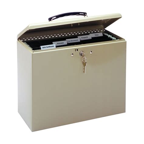 mmf industries steel security file box with key lock|mmf steelmaster security box.